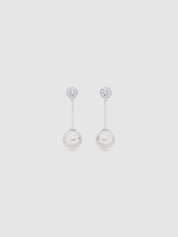 Boucles d'oreilles 'Calgio' Luxenter en blanc : devant