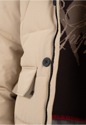 Giacca invernale 'The Swiss Yuppie' di Prohibited in beige