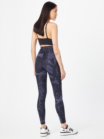 ADIDAS PERFORMANCE Skinny Sporthose in Blau