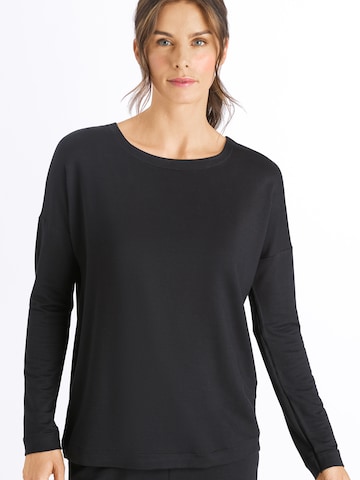 Hanro Sweatshirt 'Balance' in Zwart: voorkant