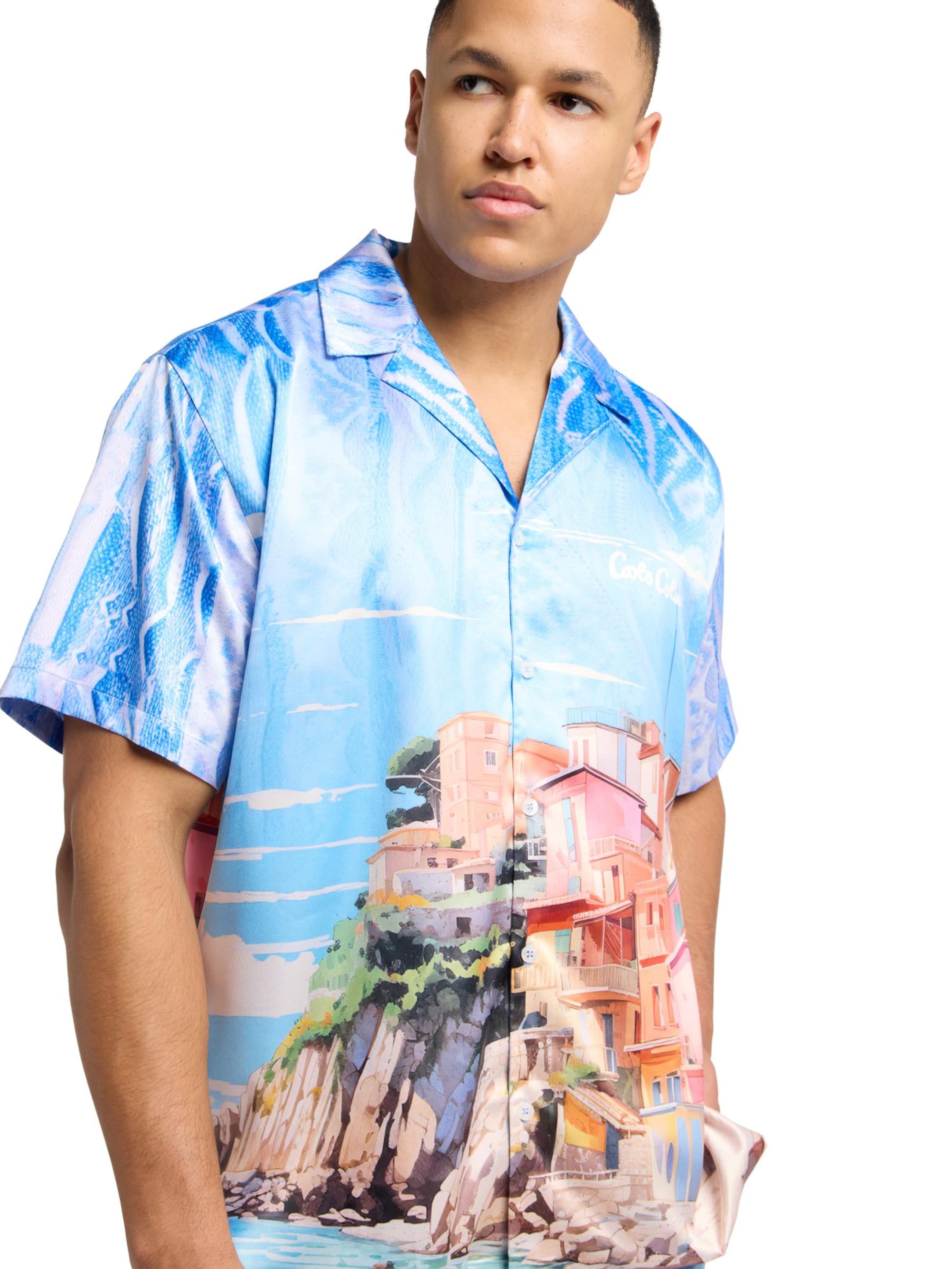 Fit confort Chemise 'Ehrenstrasser' Carlo Colucci en bleu