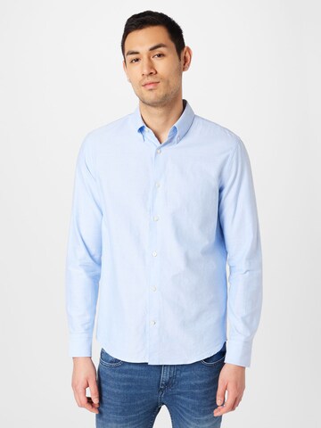 Tiger of Sweden Regular fit Button Up Shirt 'SANKT' in Blue: front