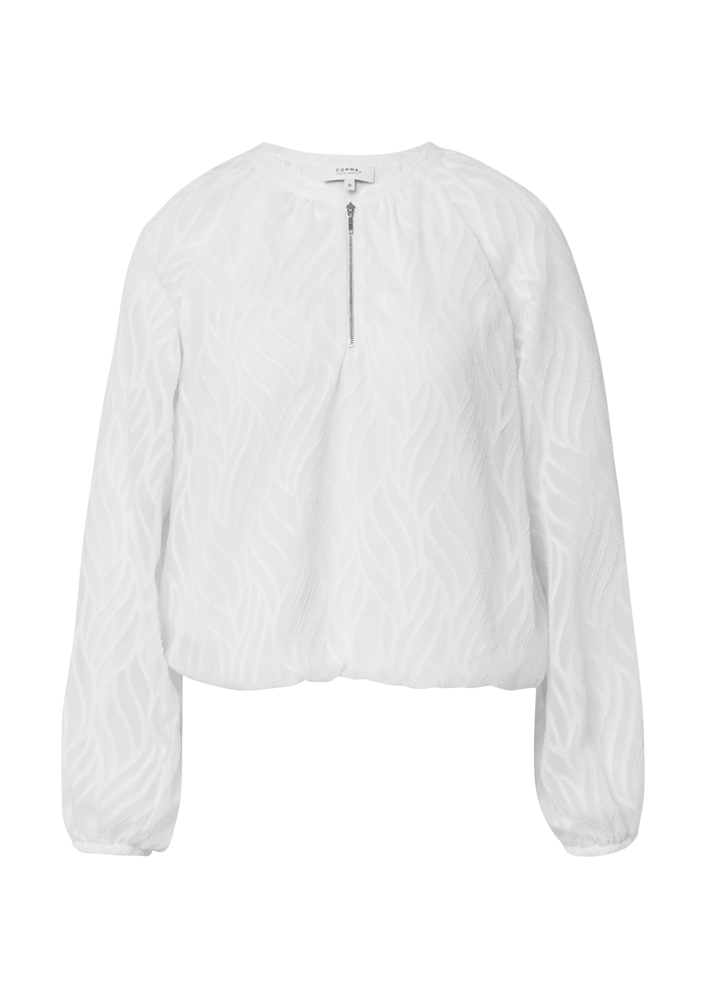 Chemisier comma casual identity en blanc : devant