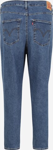 Levi's® Plus Tapered Jeans 'High Waisted Mom' in Blau