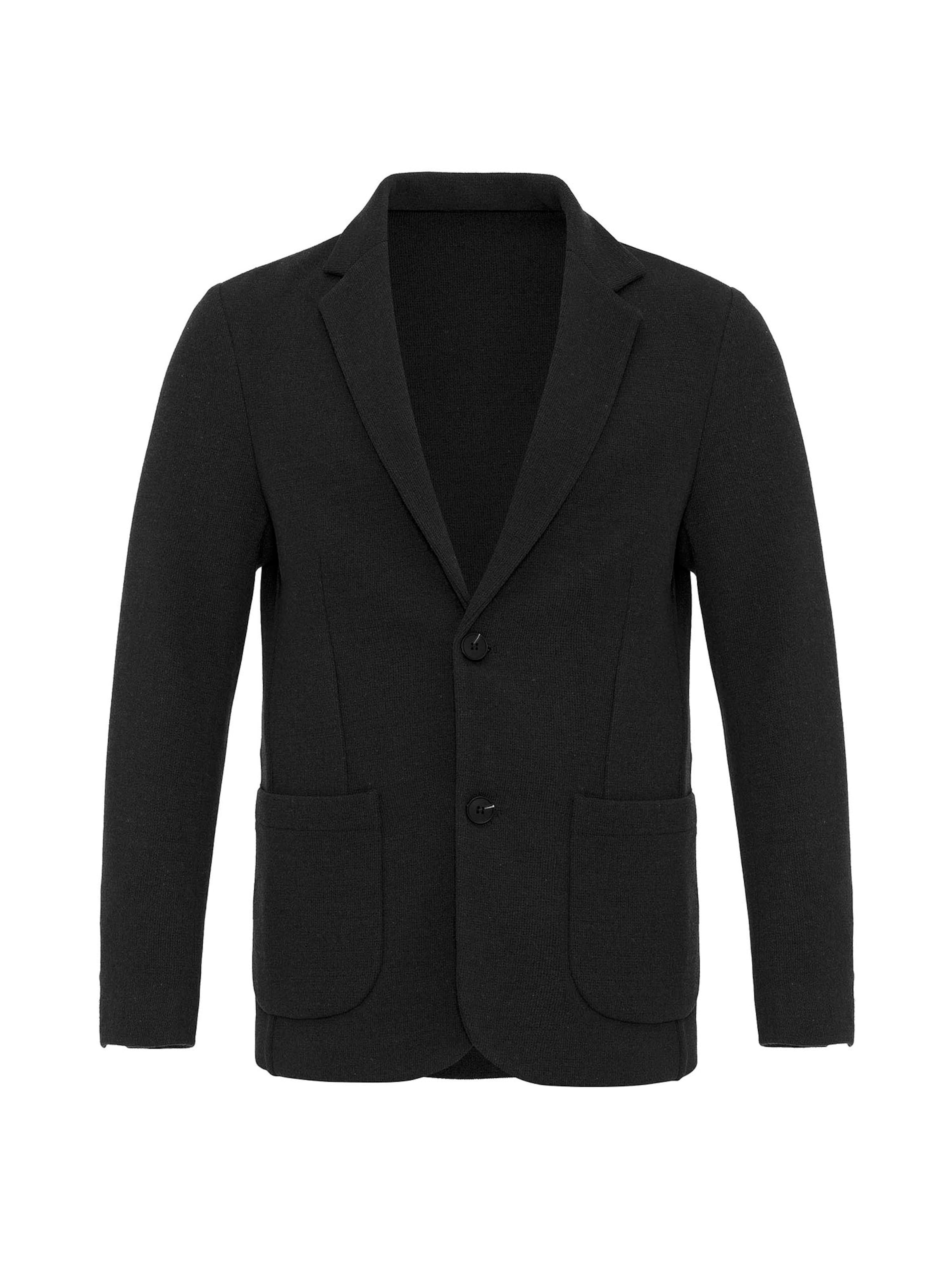 Veste de costume Antioch en noir : devant