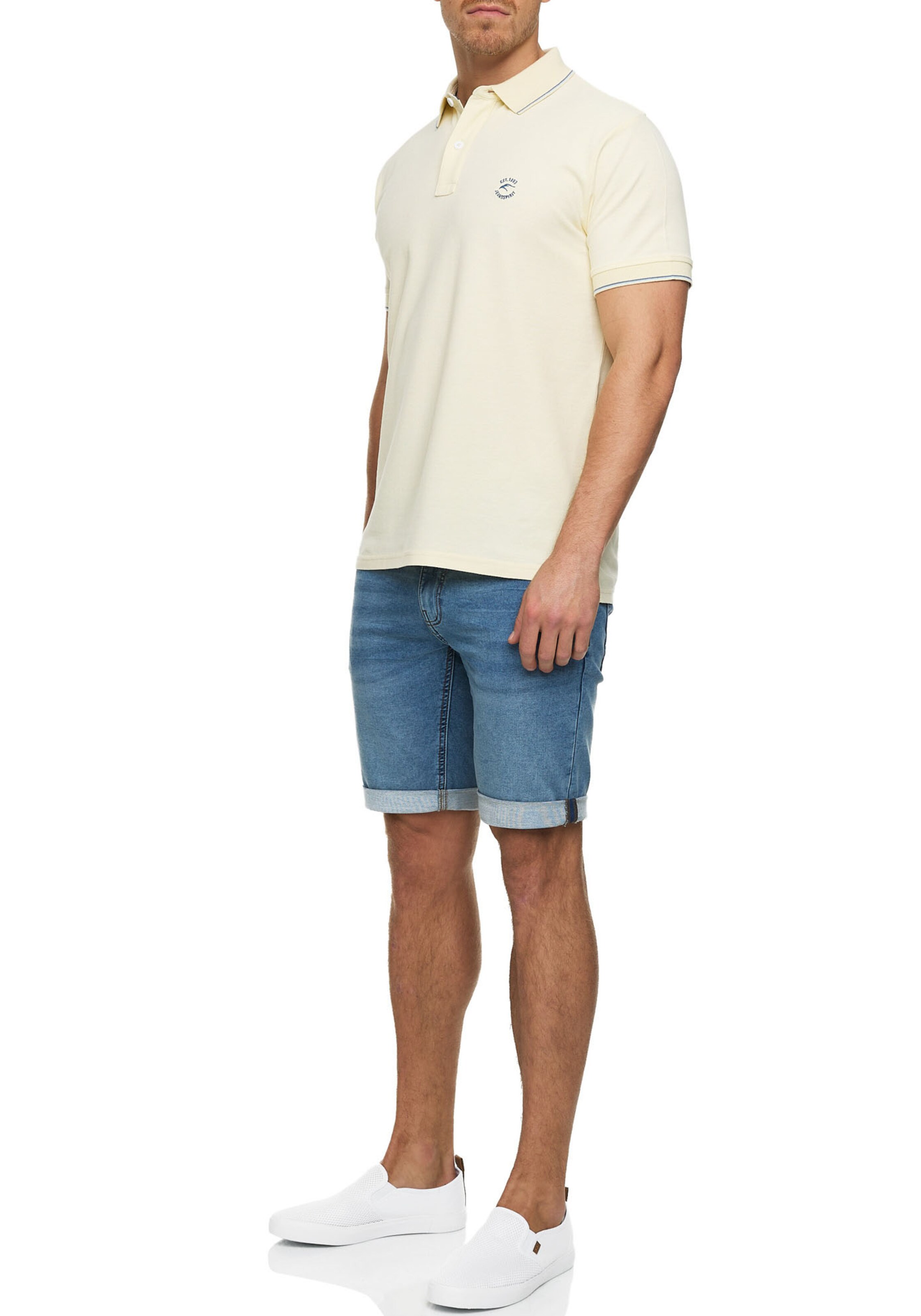 INDICODE JEANS Regular Shorts in Blau