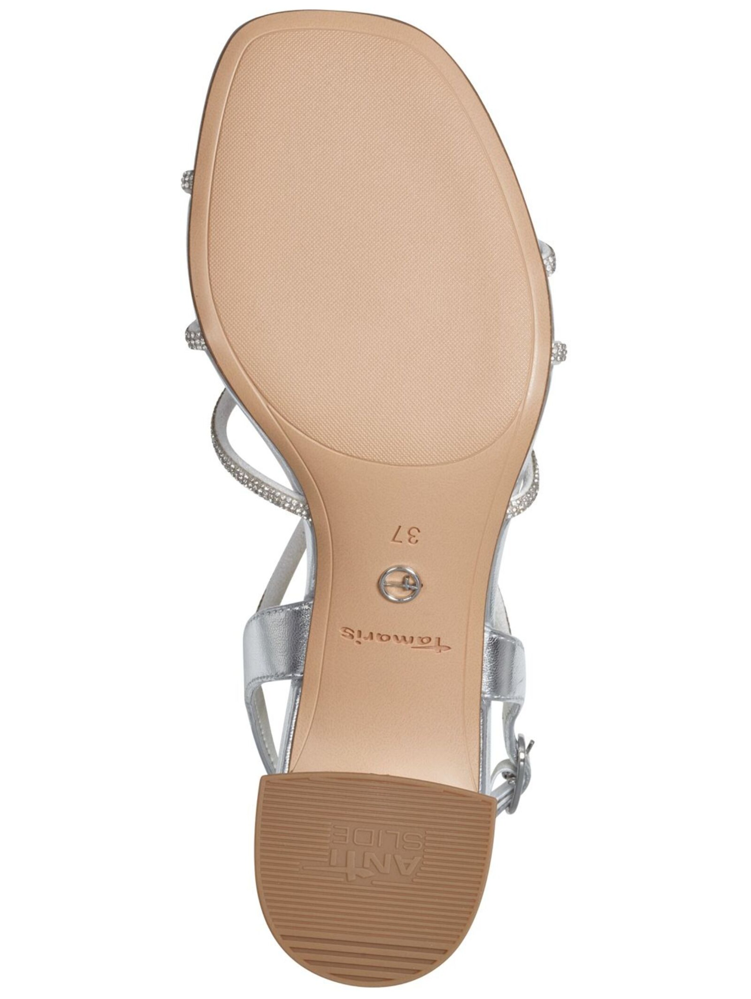 Tamaris Riemensandale in Silber