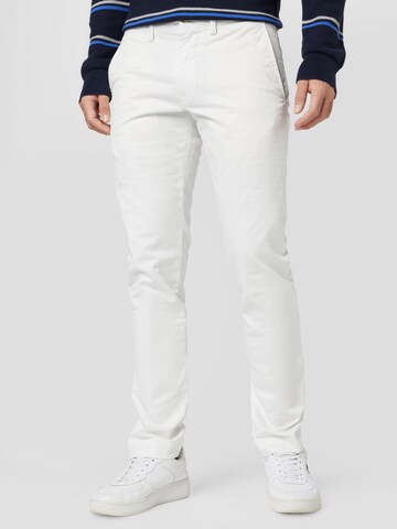 Coupe slim Pantalon chino 'BEDFORD' Polo Ralph Lauren en blanc : devant