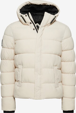 Veste d’hiver 'XPD' Superdry en beige : devant