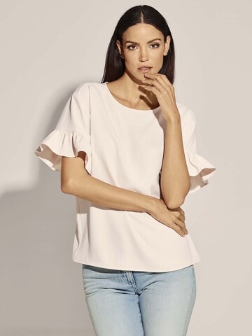 Chemisier MADELEINE en beige : devant