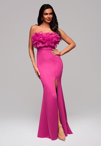 Ombre Evening dress in Pink