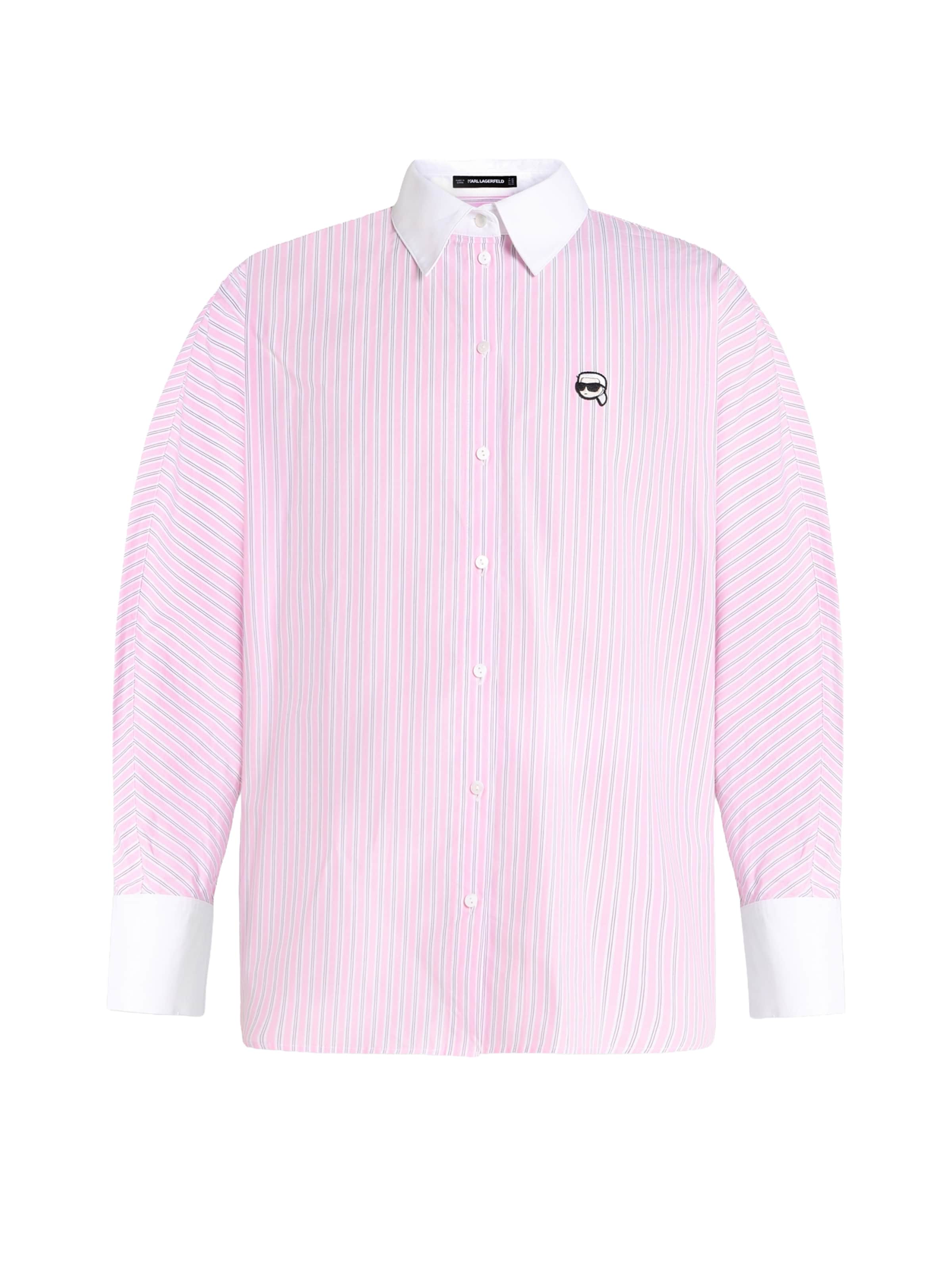 Karl Lagerfeld Blúz 'Ikon' - rózsaszín: elől