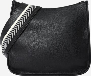 Seidenfelt Manufaktur Schultertasche 'Dale' in Schwarz: predná strana