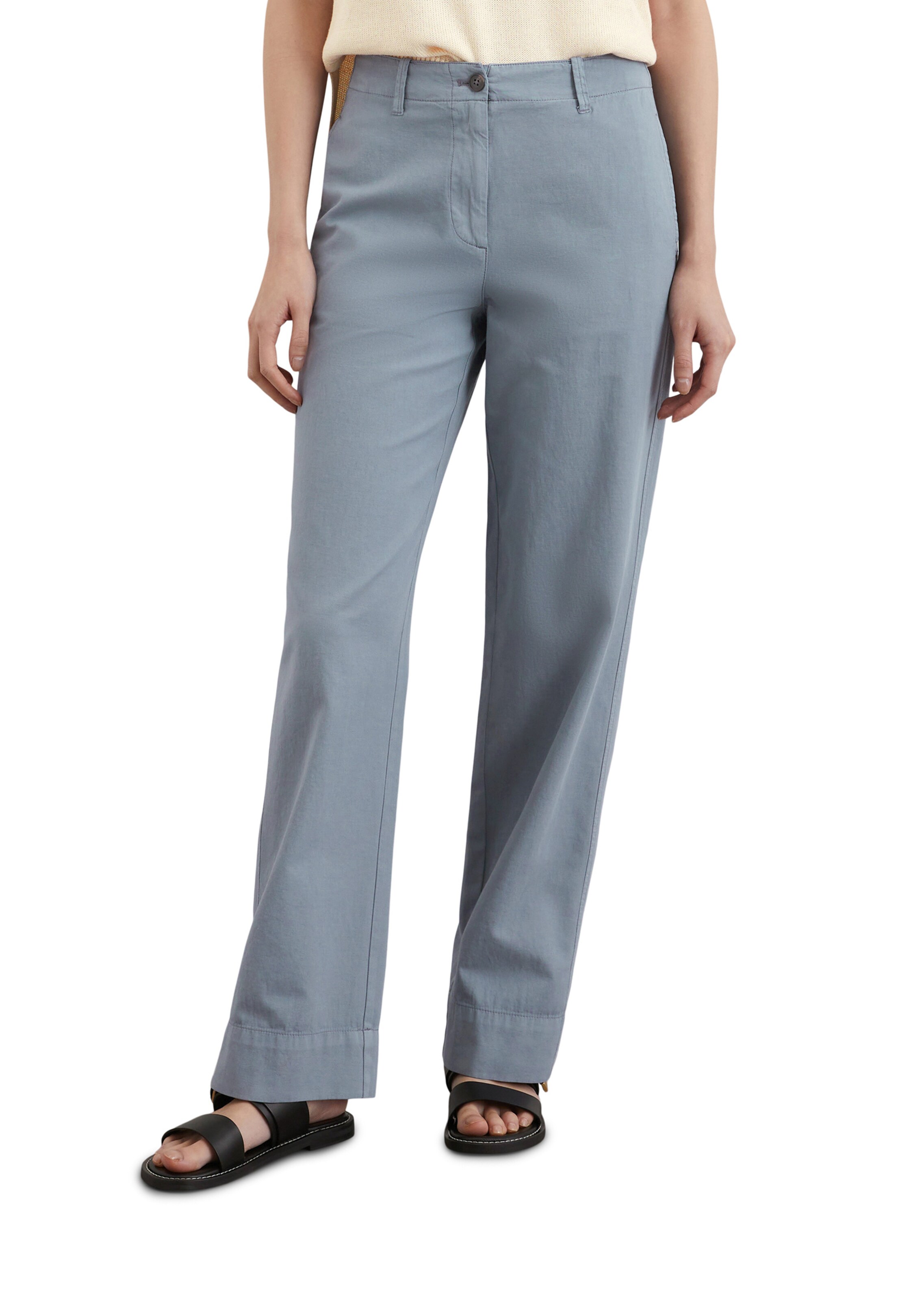Wide Leg Pantalon Marc O'Polo en bleu : devant