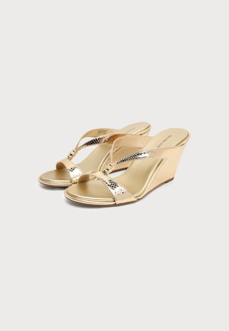 MICHAEL Michael Kors Pantolette 'CHERIE' i guld