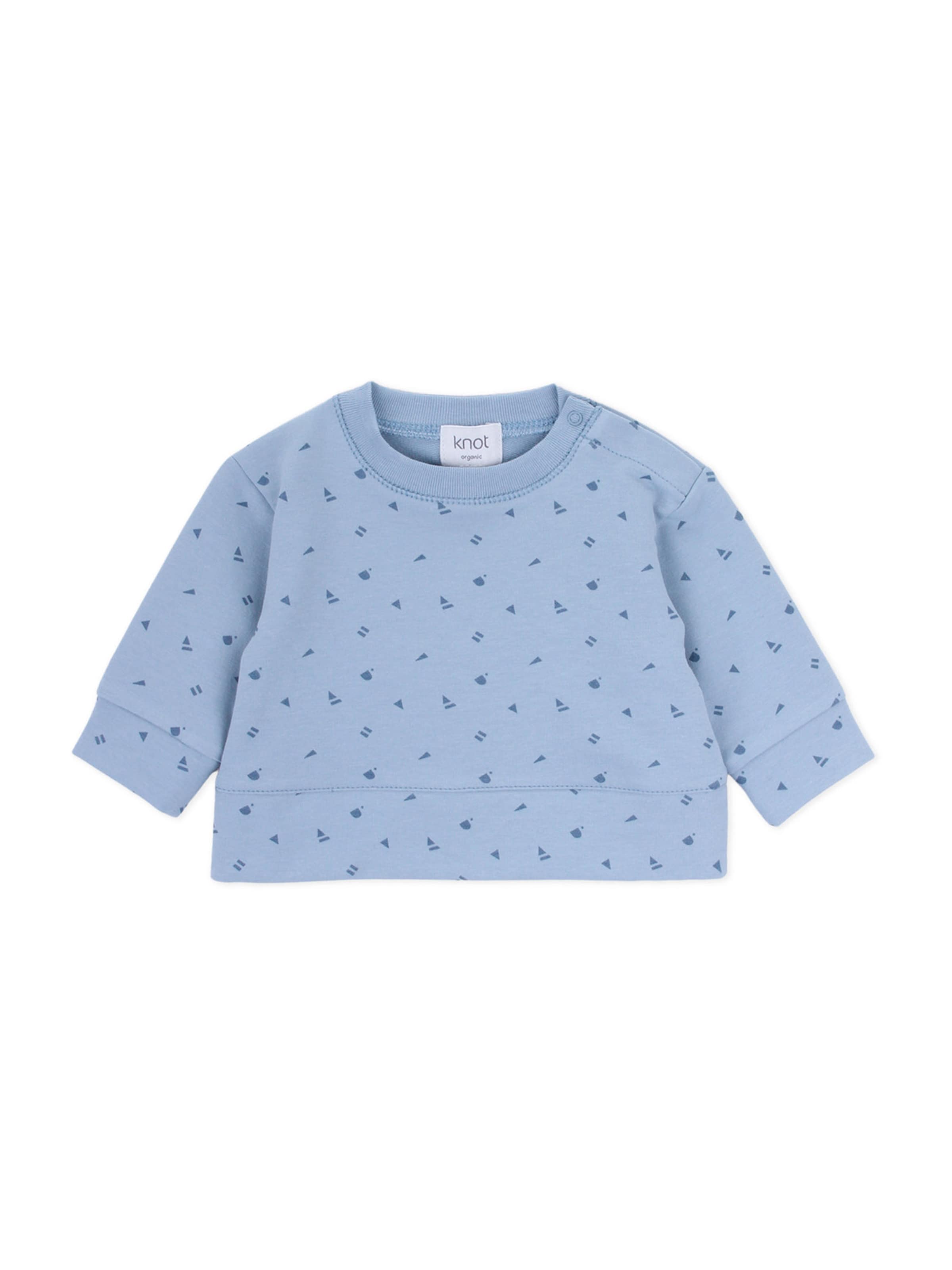 KNOT Sweatshirt 'Eli' in Blauw: voorkant