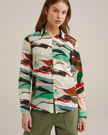 WE Fashion Blouse in Groen