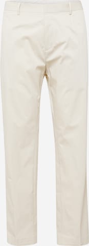 Calvin Kleinregular Chino hlače - bež boja: prednji dio