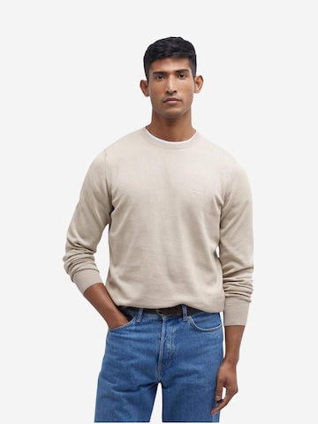 Barbour - Jersey 'PIMA COTTON CREW MKN0932' en beige