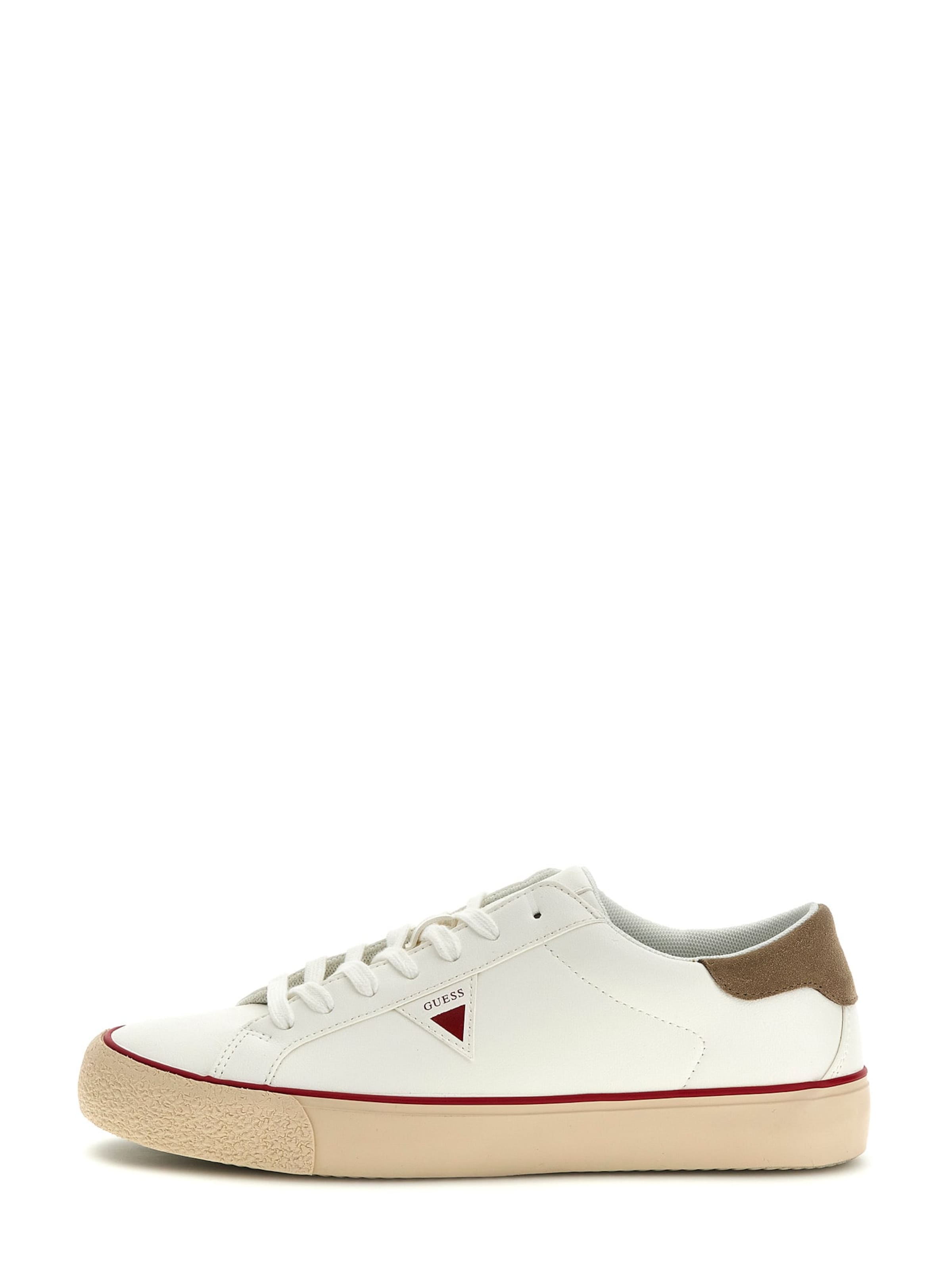 Baskets basses 'DAVOR' GUESS en blanc