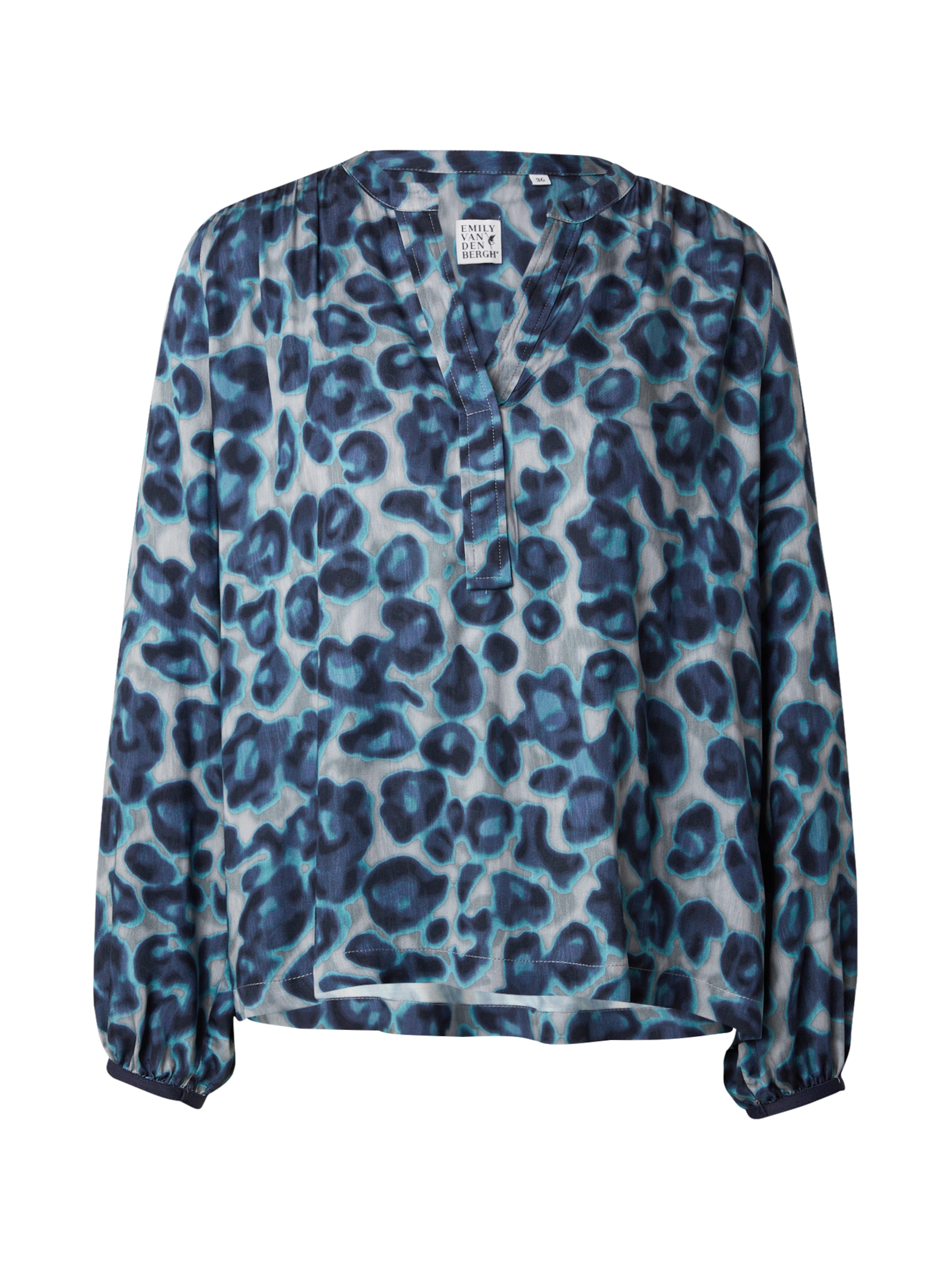 Emily Van Den Bergh Pluus, värv hall: eest vaates