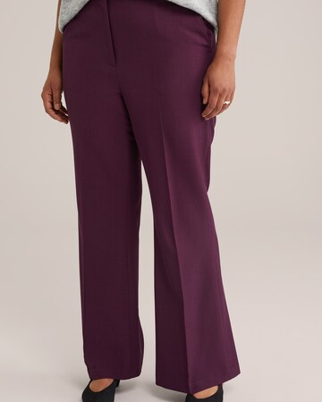 regular Pantaloni di WE Fashion in lilla: frontale
