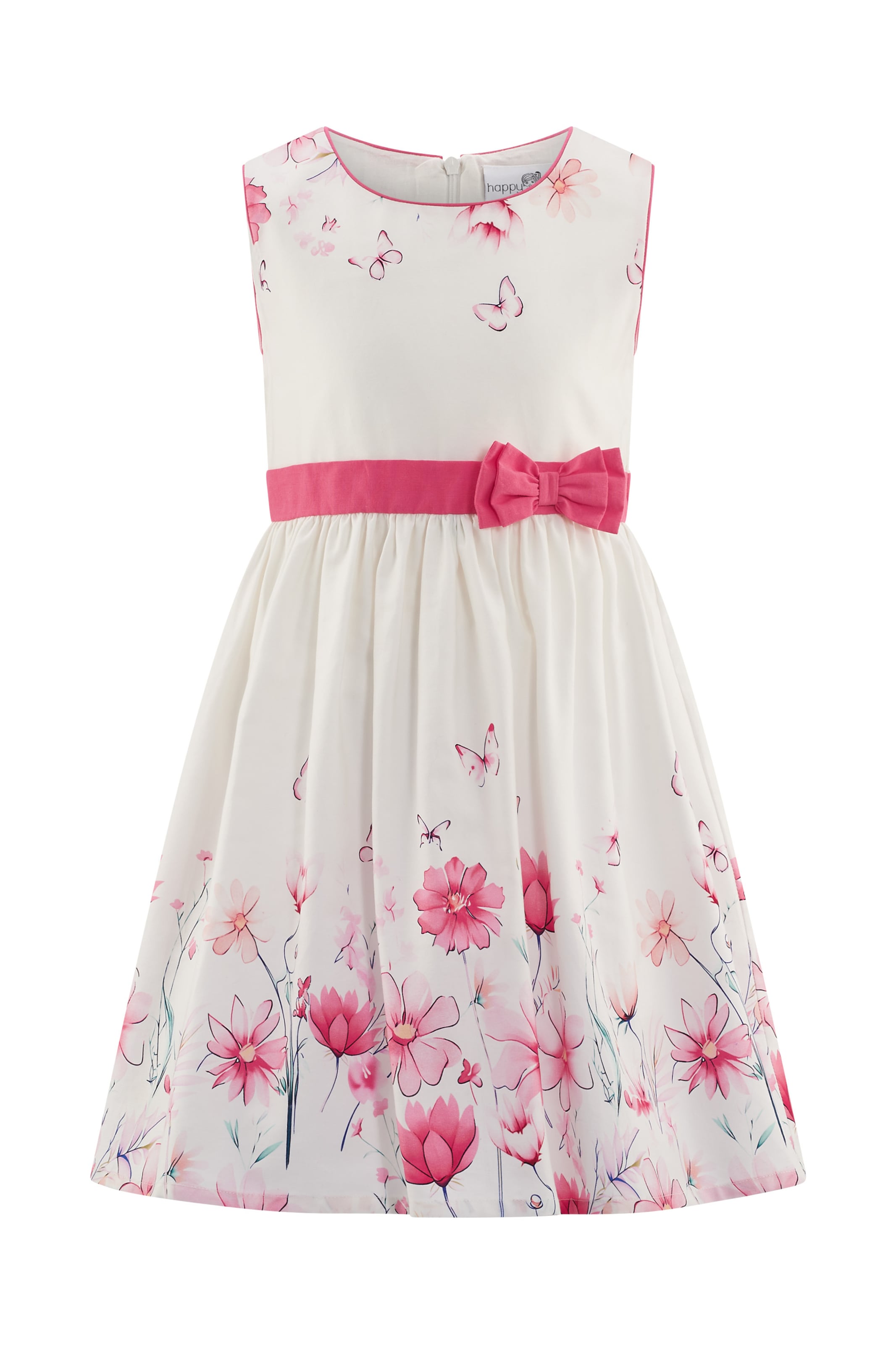 happy girls Dress in 104 in Cream / Rose / Light pink, Item view