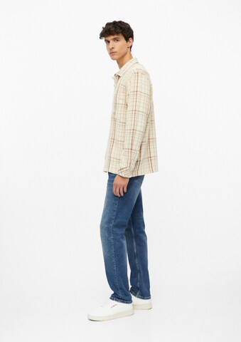 s.Oliver Comfort fit Button Up Shirt in Beige