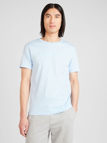 UNITED COLORS OF BENETTON Shirt in Blue: front