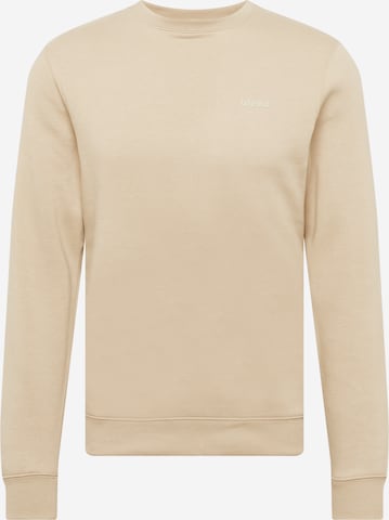 BLEND Sweatshirt 'Downton' i beige: framsida