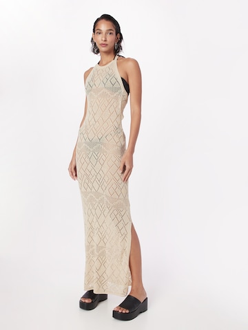 Gina Tricot Kleid 'Carmen' in Beige: predná strana