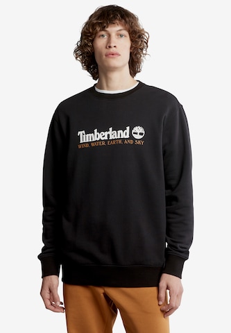 TIMBERLAND Sweatshirt in Black: front