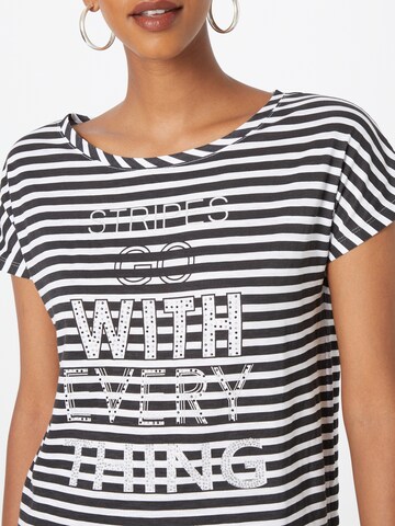 Cartoon Shirt in Schwarz