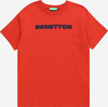 Maglietta di UNITED COLORS OF BENETTON in rosso: frontale