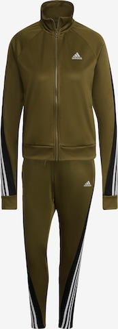 ADIDAS PERFORMANCE Sports Suit in Green: front