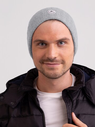 CASH-MERE.CH Beanie in Grey: front