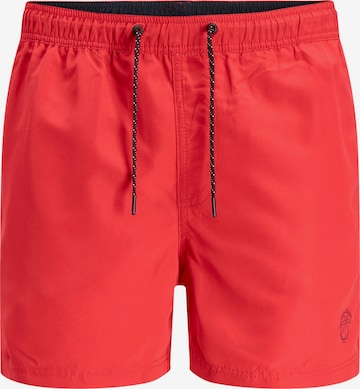JACK & JONESKupaće hlače 'Crete' - crvena boja: prednji dio