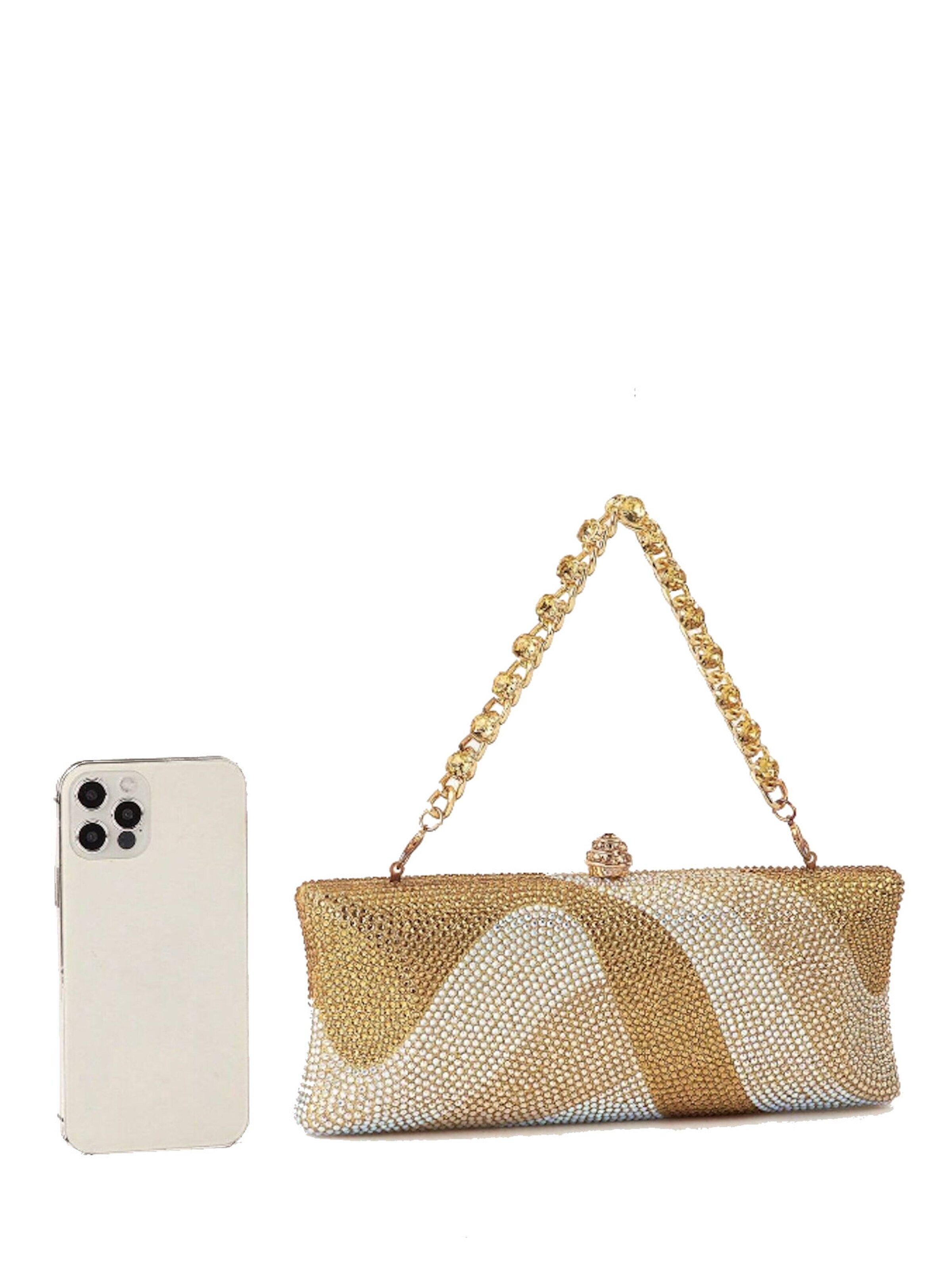 Tomshop24-7 Clutch 'Margo' in Gold
