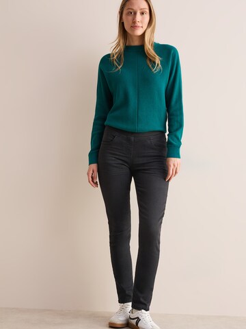 CECIL Slimfit Jeans 'Vicky' in Schwarz