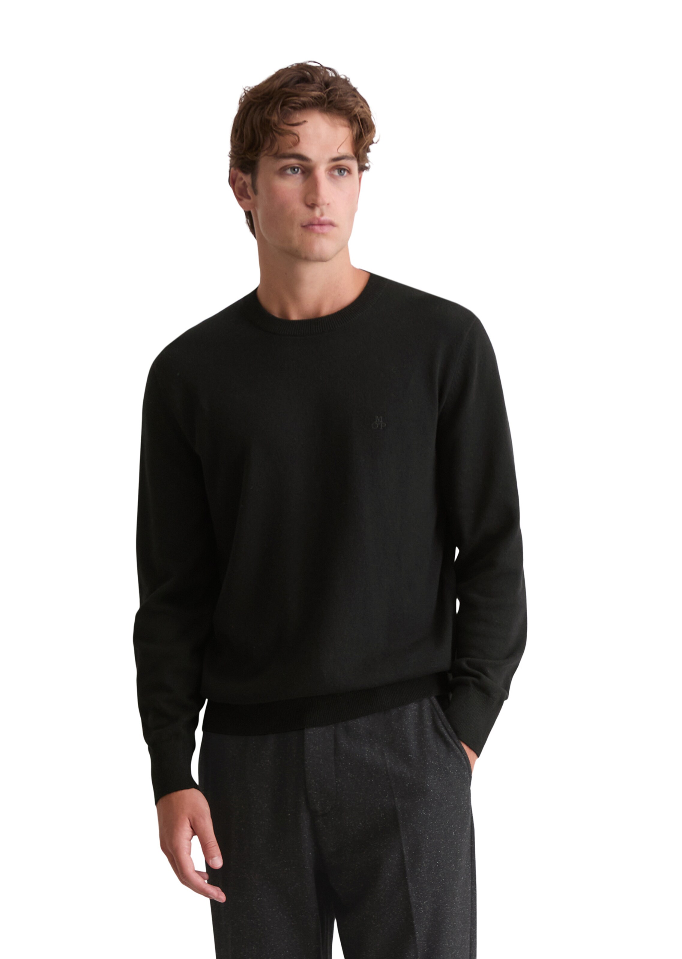 Marc O'Polo Sweater in Black: front