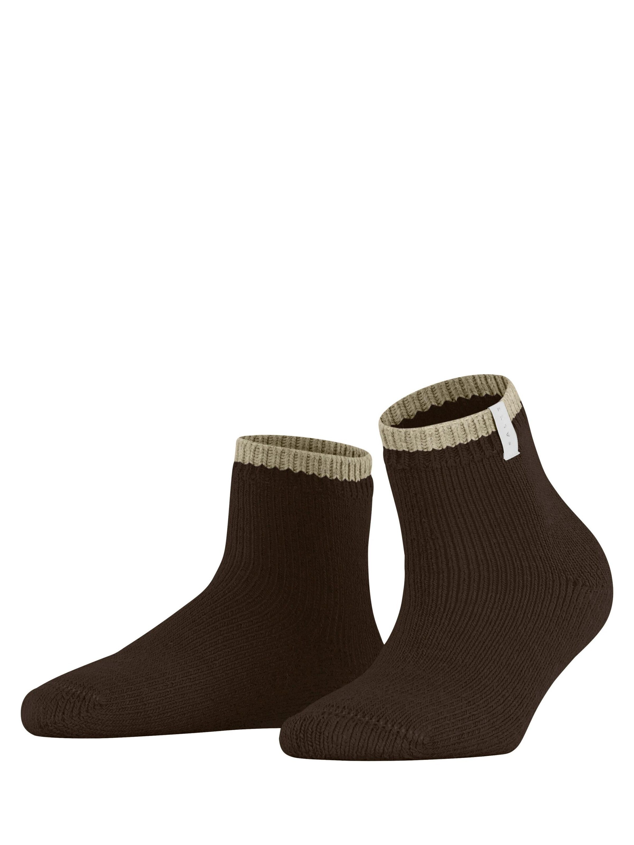 FALKE Socken 'Cosy Plush'‌‌‌ in Braun: Vorderseite