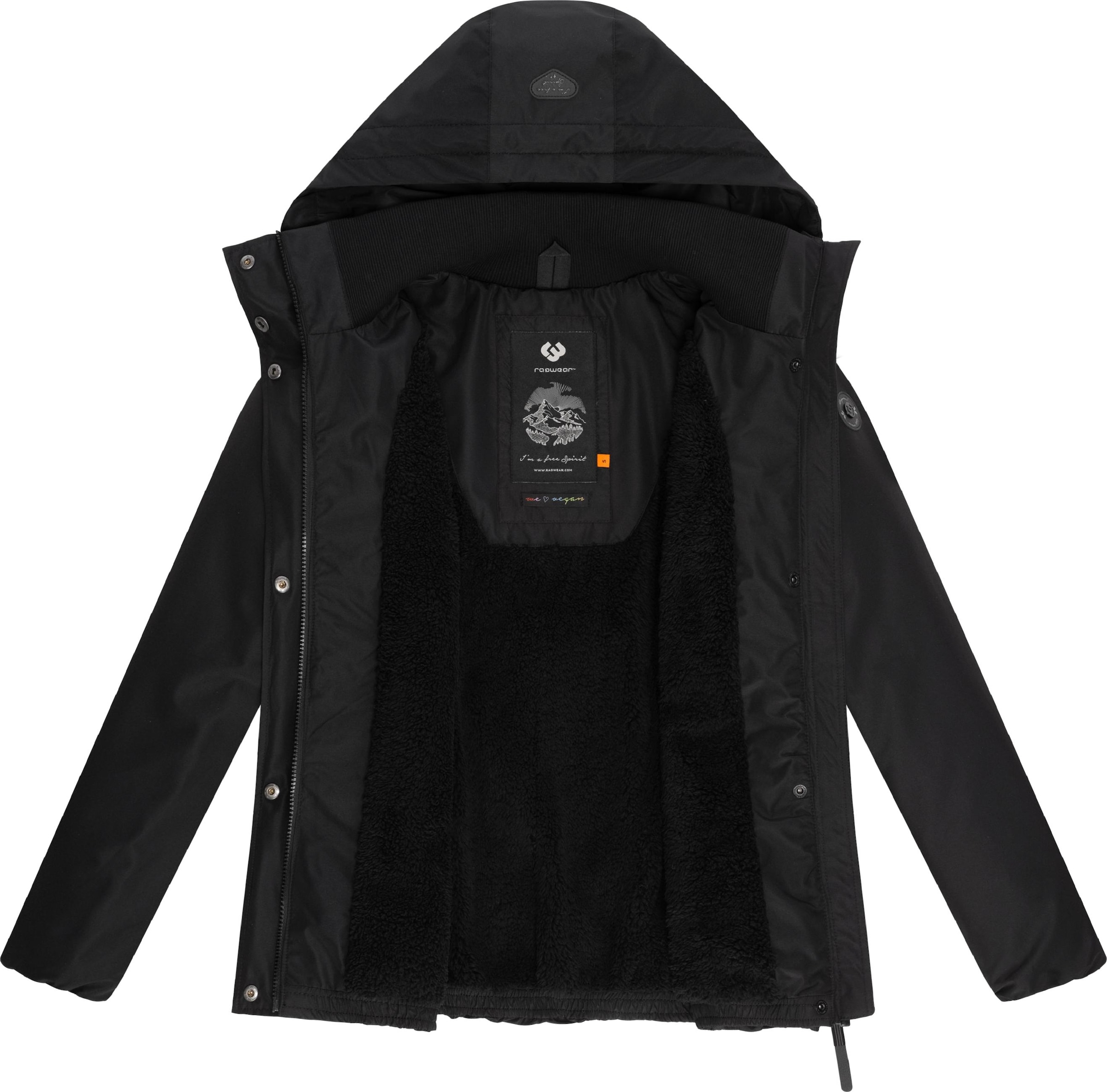 Veste fonctionnelle 'Sunniva' Ragwear en noir