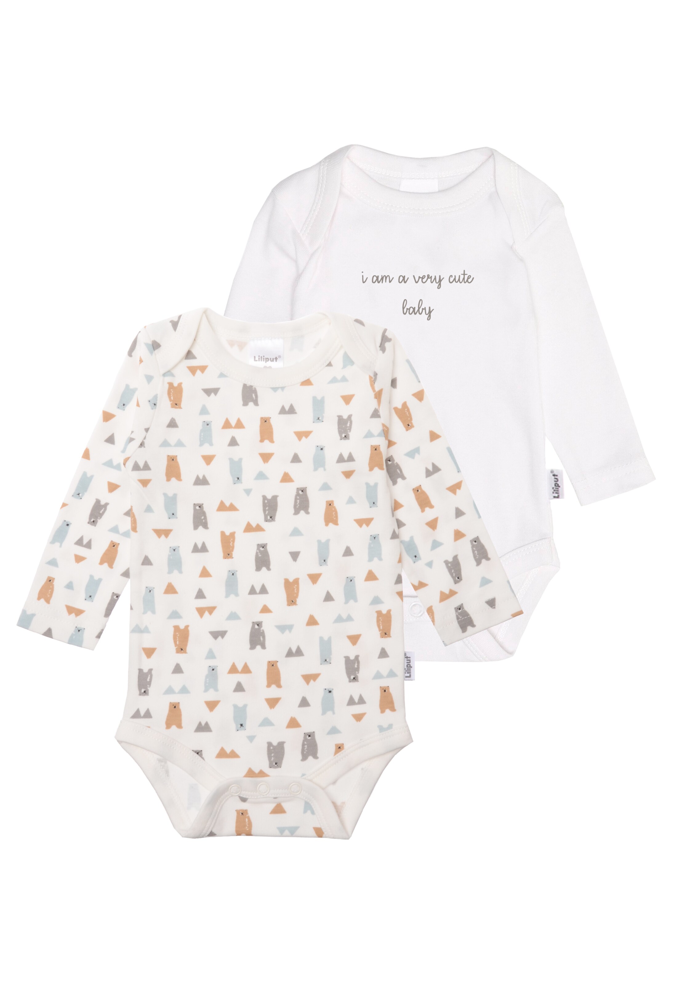 LILIPUT Romper/Bodysuit 'Very Cute Baby' in White: front