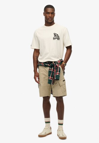 T-Shirt 'Record' Superdry & Co en beige