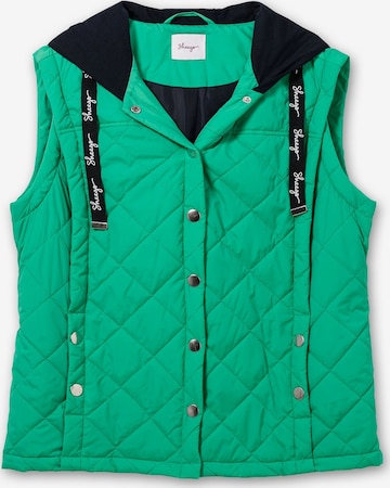 SHEEGO Bodywarmer in Groen: voorkant