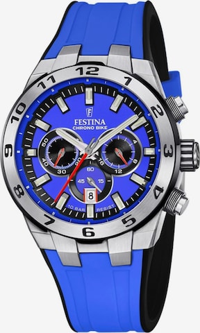 Montre à affichage analogique FESTINA en bleu : devant
