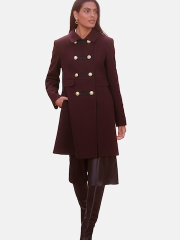 love & roses Tussenmantel in Rood: voorkant