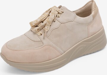 Baskets basses VITAFORM en beige : devant