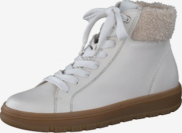 Bottines à lacets Paul Green en blanc : devant