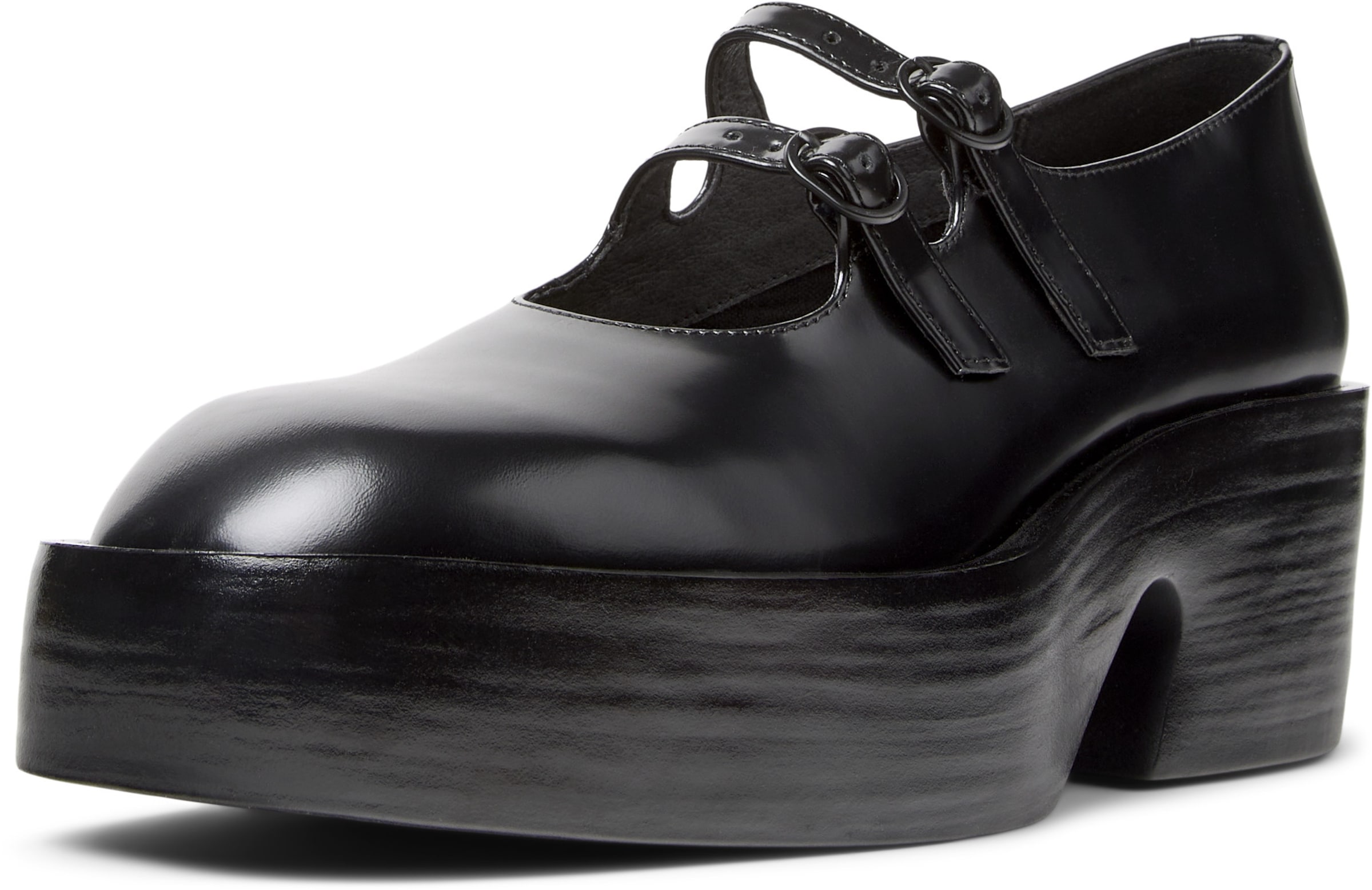 CAMPER Ballerina 'Billie' in Black: front